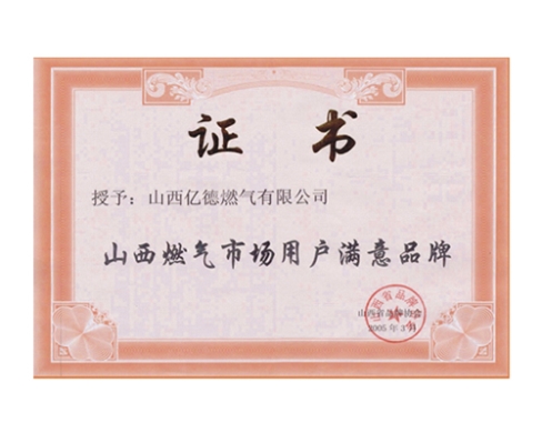 山西燃氣市場用戶滿意品牌